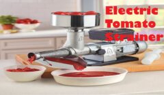 Electric tomato strainer