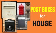 Post boxes for house